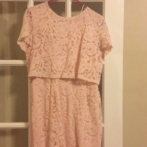 Blush Lace Dress